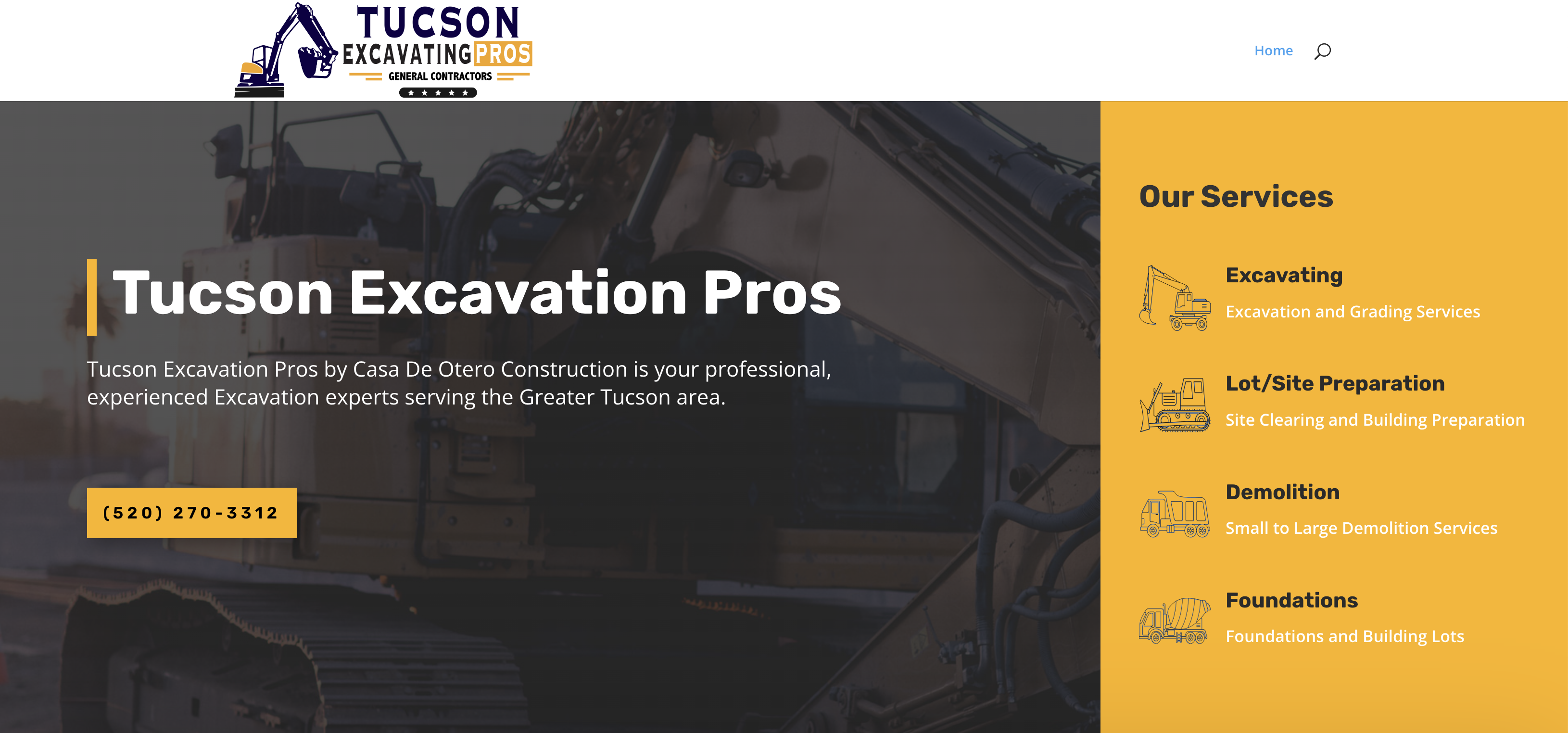 Excavation Services in Tucson